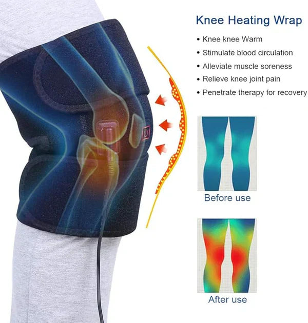 Relieve Knee Pain with the Heated Knee Therapy Wrap