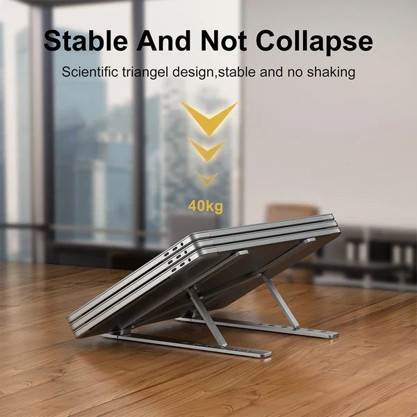 Portable & Foldable Aluminum Laptop Stand