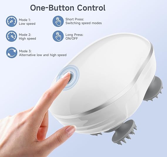 Electric Scalp & Head Massager – Relaxation at Your Fingertips